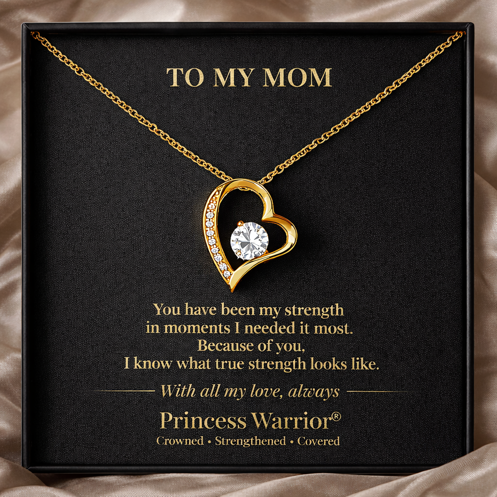 To My Mom — Endless Strength™ — Gold Edition Forever Love Necklace