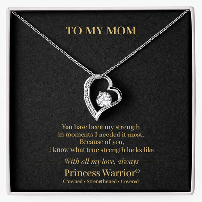 To My Mom — Endless Strength™ — Gold Edition Forever Love Necklace