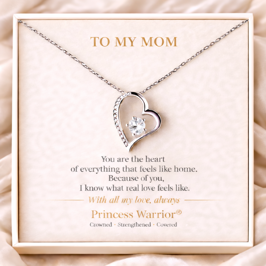 To My Mom — Timeless Love™ — Gold Edition Forever Love Necklace