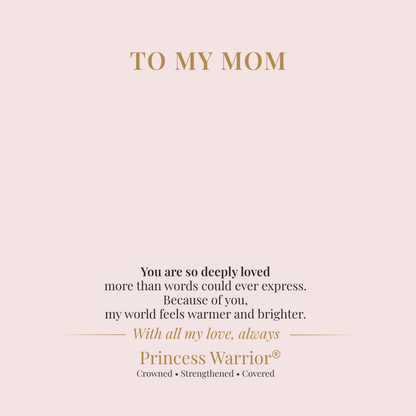 To My Mom — Forever Cherished™ — Gold Edition Forever Love Necklace