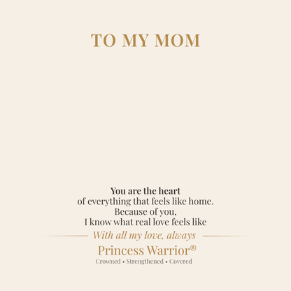 To My Mom — Timeless Love™ — Gold Edition Forever Love Necklace